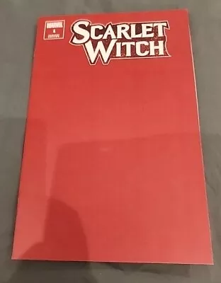 Scarlet Witch #1 1st Appearance Of Darcy Lewis Red Blank Cover Variant 2023 • $8.99