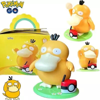 2023 Dancing Psyduck Toy Duck Square Dance Music Box Action Figure Gift • $15.09