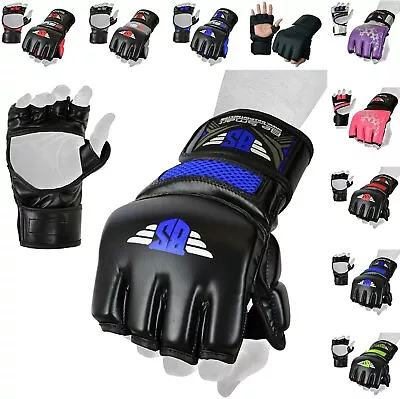 Boxing MMA Gloves Grappling Punching Bag Training Kickboxing Fight Sparring UFC • $19.79