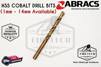 £139.95 • Buy Abracs HSS Cobalt Drill Bits For Stainless Steel Strong Hard Metal 1.0mm-14.0mm 
