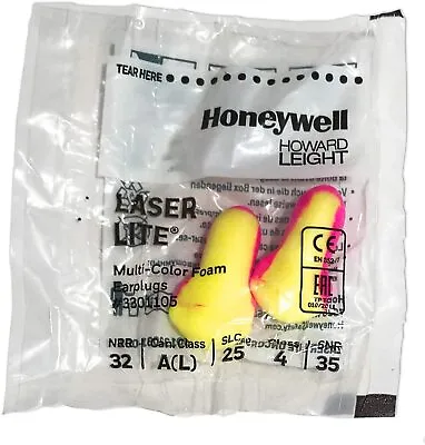 Howard Leight Laser Lite Soft Foam Ear Plugs SNR 35dB (FREE P&P) • £2.49