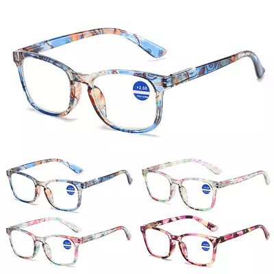 Blue Light Blocking Reading Glasses +100 To +400 Fashion Eyeglasses For Elderly • $12.15