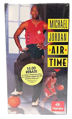 Vintage 1993 MICHAEL JORDAN Air Time Hanes Promo VHS Video Chicago Bulls • $14