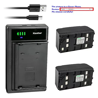 Kastar Battery USB Charger For BLAUPUNKT SCR-250 ST-634 METZ 9745 9747 9748 9783 • $119.99