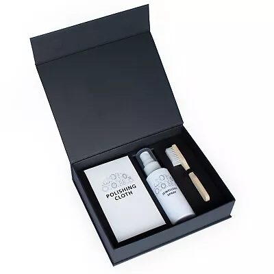 Jewellery Care Platinum Silver Protect Watch Cleaning Kit Brush Cloth Wipes Gift • £23.99