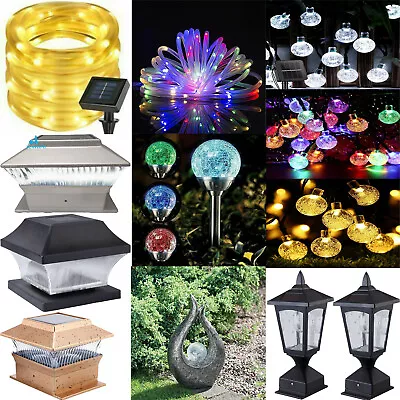 Solar Power Led Light Garden Function Xmas Outdoor Party Wedding Lighting Decore • £11.95