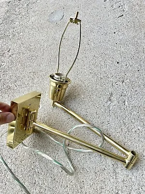 Vintage Extendable Gold Brass Wall Sconce Light Lamp NL • $30
