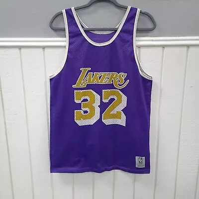 Vintage RARE Los Angeles Lakers Magic Johnson Jersey By SPALDING | Size: MEDIUM • $110