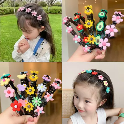 Hair Band Sweet Princess Hairstyle Hairpin Cartoon Headbands With Clips Tools • £2.99