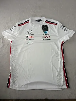 Brand New - Mercedes F1 White T-Shirt - Mens XL - Hamilton Russell • £29.69