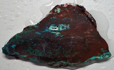 WRG- Chrysocolla  Malachite In Tenorite Slab 54 Grams Arizona Lapidary Rough • $5.99