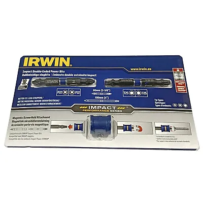 £3.99 • Buy Irwin 60mm PZ2 T25 Screwdriver Impact Screwdriver Bit Free Magnetic Screw Holder