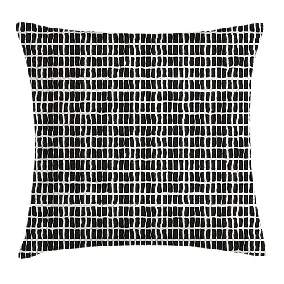 Geometric Throw Pillow Cushion Cover Retro Mesh Grid Pattern • £20.99
