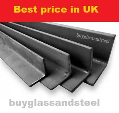 Equal Angle Mild Steel Angle Iron 1 - 3 Meters • £17.99