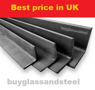 Mild Steel Angle Iron Bar Sizes 20mm To 70mm With Multiple Lengths 1000mm-3000mm • £22.03