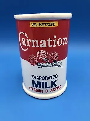 Vintage Carnation Evaporated Milk Ceramic Container • $10