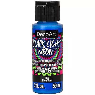 £3.79 • Buy DecoArt Americana Black Light Neon Acrylic Paint 59ml (2oz)