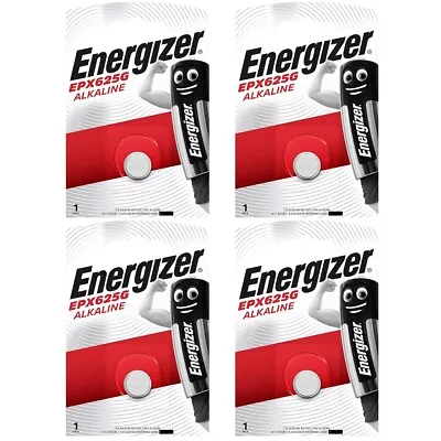 4 X Energizer EPX625G Alkaline Batteries 1.5V Coin Cell - 625A LR9 V625U L1560 • £5.19