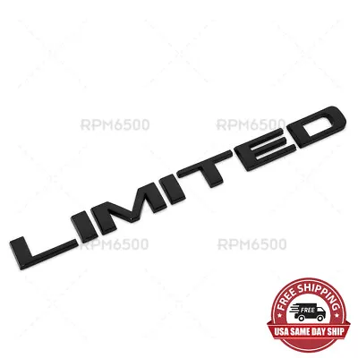 For Jeep Cherokee Limited Rear Liftgate Gloss Black Nameplate Emblem Decal OEM • $14.99