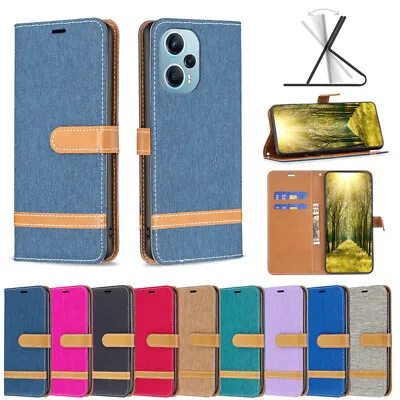 Jeans Wallet Leather Flip Case Cover For Xiaomi Redmi 12 A2 12C Note 12S 12 Pro • $12.14
