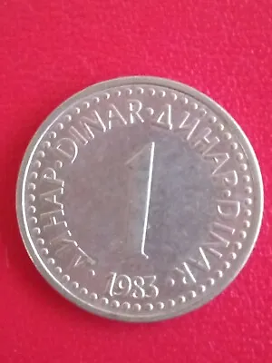 1983 Yugoslavia 1 Dinar Coin. Circulated & Collectable! • £0.21