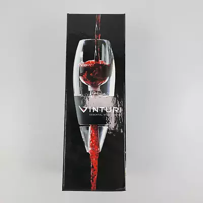 Vinturi Wine Aerator With No-Drip Stand & Filter Screen #K11641 - Open Box • $34.49