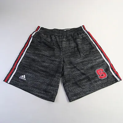 $20 • Buy NC State Wolfpack Adidas Practice Shorts Men's Dark Gray New