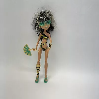 2008 Monster High CLEO DE NILE Gloom Beach Doll Includes Accessories • $54.44