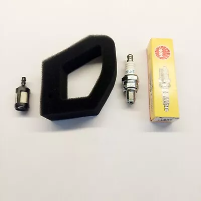 £9.49 • Buy Honda GX35 Strimmer Service Kit Replacement Foam Air Filter And Spark Plug CMR5H