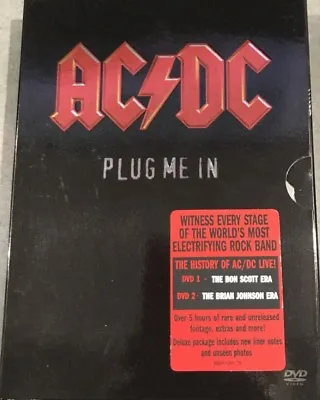 AC/DC Plug Me In DVD AUSTRALIAN ROCK MUSIC COLECTOR'S BOX SET 5-HOURS + MORE R0 • $39.98