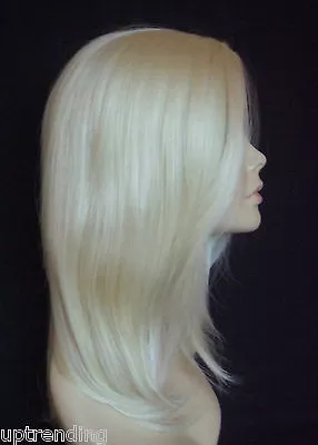 £19.99 • Buy High Heat Resistant Long Smooth Layers Part Hair Lady Womens Daily Full Wig Uk