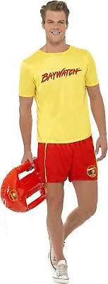 Smiffys Officially Licensed Baywatch Mens Beach Costume • £22.87