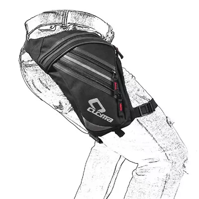 $30.50 • Buy Black Drop Leg Bag Hip Thigh Waist Pouch Storage Motorcycle Travel Accessories