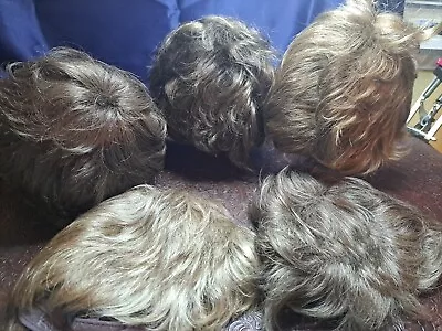 5 Vintage Paula Young Wigs.  • $35