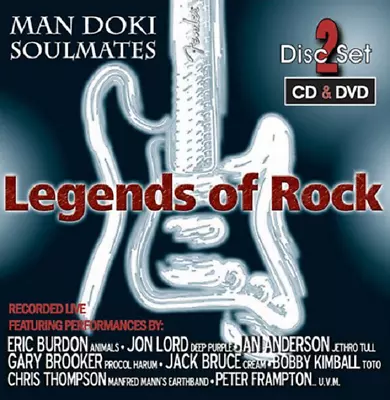 New CD Legends Of Rock (W/Dvd) ~Eric Burdon Jon Lord Ian Anderson Jack Bruce • $10.50