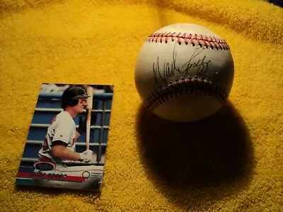 Wade Boggs Autographed Baseball ...no COA AUCT#1055 • $39.99