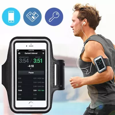 Armband Sports For IPhone 11 12 13 Pro X SE Waterproof Touchscreen Phone Holder • £3.98