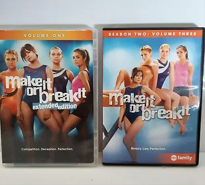 Make It Or Break It Volume 1 & Season Two Volume Three DVDS Widescreen Dolby. • $24