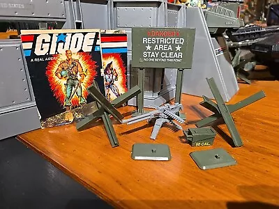 Gi Joe Machine Gun Defense 1984 Complete Vintage Hasbro 3.75 ARAH 80s Toys • $37.99