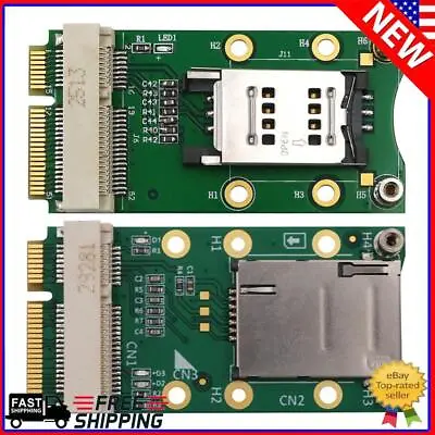 Mini PCI-E Adapter With SIM Card Slot For 3G/4G WWAN LTE HSPA MODEM GPS Card • $11.87