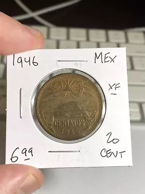 1946 Mexico 20 Centavos • $6.99