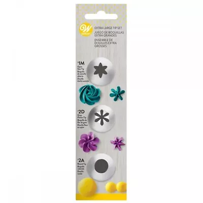 £7.10 • Buy Extra Large Decorating Tip Set - No.1M, No.2D & No.2A