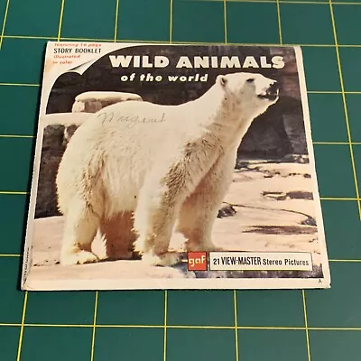 View Master Wild Animals Of The World 3 Reel Packet/booklet B614 2B • $12