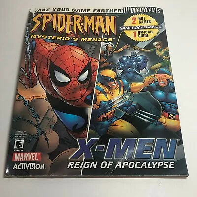 X-Men Reign Of Apocalypse / Spider Man Mysterio's Menace Guide (2001 Paperback) • $19.99