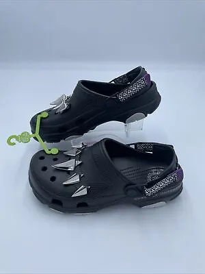 Marvel X Black Panther Crocs All-Terrain Clog 208031-90H Size 10M / 12W New • $34.99