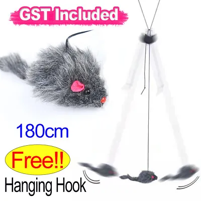 Pet Cat Toy Mouse Door Hanging Automatic Funny Kitten Play Teaser Interactive • $9.83