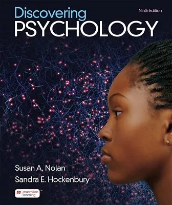 Discovering Psychology By Sandra E. Hockenbury And Susan A. Nolan (2021... • $60