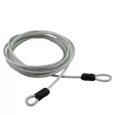 Lumintrail 3mm Braided Steel Coated Security Cable Safety Lock With Double Loop  • $15.36