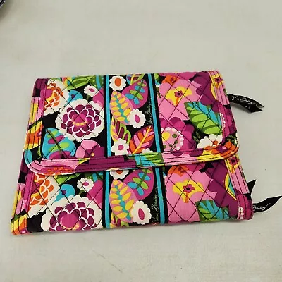 Verra Bradley Travel Jewelry Folio Excellent Condition Pink Multicolor Floral  • $21.99