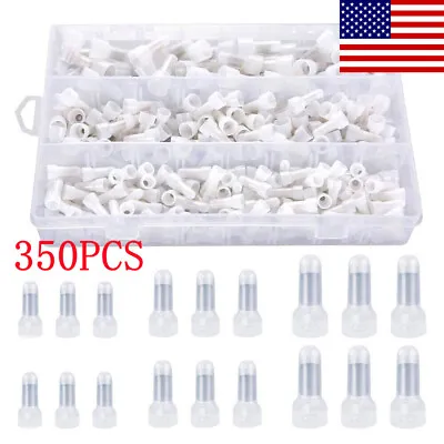 350PCS Closed End Crimp Cap 22-18 & 16-14 AWG Gauge Wire Connector Terminal • $10.40